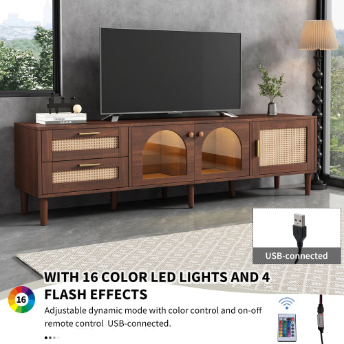 Dimakai Modern Contemporary Brown TV stand
