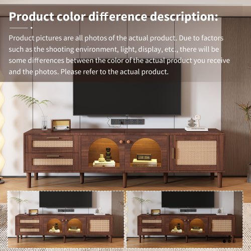 Dimakai Modern Contemporary Brown TV stand