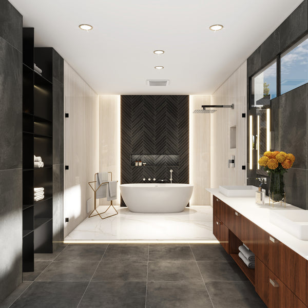 Single-Handle 1-Spray Pattern 10 in. with 1.8 GPM Wall Mount Square Shower Faucet in Brushed Nickel/Chrome/Matte Black (Valve Included)