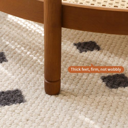 Dimakai 19.7 x 23.6 Inch Brown Glass Round Modern End Table with Storage