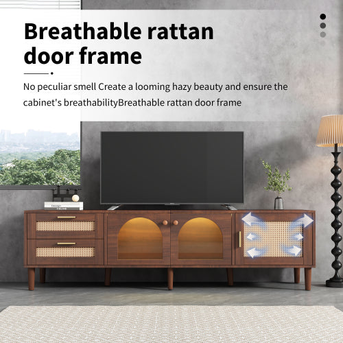 Dimakai Modern Contemporary Brown TV stand