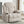 Dimakai Gray Velvet Upholstered Swivel Massage chair