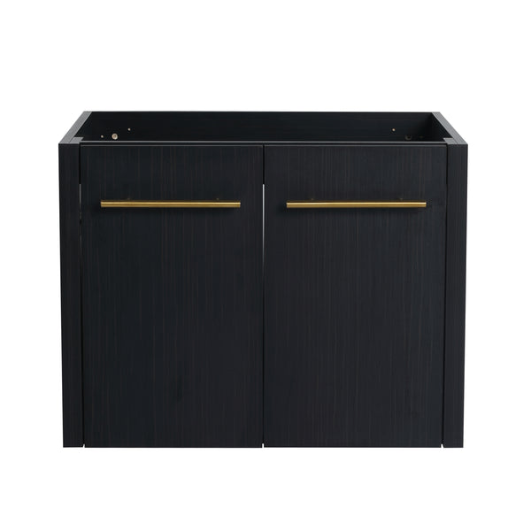 24 Inch Wall-mounted Bathroom Vanity (Only the Cabinet Body, No Top Sink)