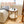Dimakai 19.7 x 23.6 Inch Brown Glass Round Modern End Table with Storage