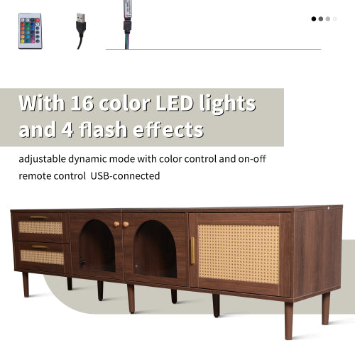 Dimakai Modern Contemporary Brown TV stand