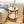 Dimakai 19.7 x 23.6 Inch Brown Glass Round Modern End Table with Storage