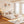 Dimakai Beige King Metal Bed frame Bed