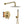 1-Spray 10 in. Round Wall Mount Fixed and Handheld Shower Head 1.8 GPM with Pressure Balance Valve in Brushed Gold
