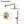 1-Spray 10 in. Round Wall Mount Fixed and Handheld Shower Head 1.8 GPM with Pressure Balance Valve in Brushed Gold