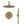 1-Spray 10 in. Round Wall Mount Fixed and Handheld Shower Head 1.8 GPM with Pressure Balance Valve in Brushed Gold
