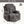 Dimakai Gray Velvet Upholstered Swivel Massage chair