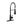 Single Handle Pull Down Sprayer Kitchen Faucet with Touchless Sensor and Four Functions Spray Head in Matte Black